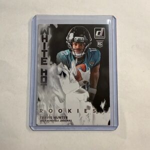 🔥2025 Travis Hunter Donruss White Hot Rookies Football Card